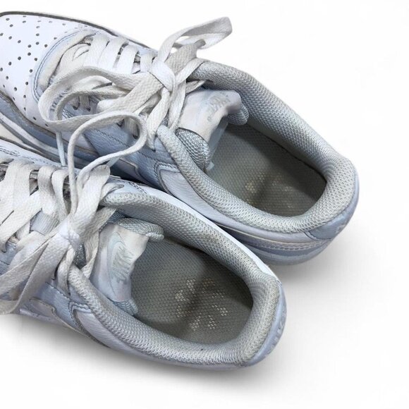 Nike Court Vision Low Sneakers White/Baby Blue Women’s 6.5 Lifestyle Shoes - Picture 5 of 8